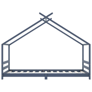 Giroletto per Bambini Grigio in Massello di Pino 90x200 cm cod mxl 60939
