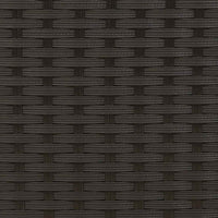 Sedie da Esterno Impilabili 6 pz in Polyrattan Nere 310087