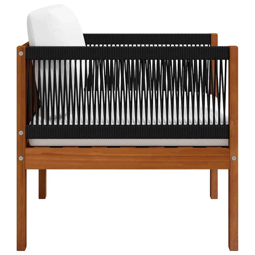 Sedie da Esterno Impilabili 6 pz Grigie in Polyrattan 310088