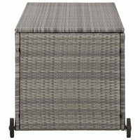 Contenitore da Giardino Grigio Chiaro 120x65x61 cm Polyrattan cod mxl 60288