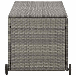 Contenitore da Giardino Grigio Chiaro 120x65x61 cm Polyrattan cod mxl 60288