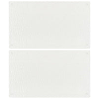 Taglieri 2 pz Motivo Bolle Trasparenti in Vetro Temperato cod mxl 73939