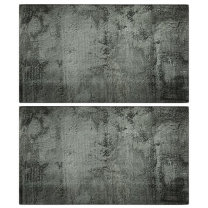 Taglieri 2 pz con Motivo Cemento in Vetro Temperatocod mxl 95489