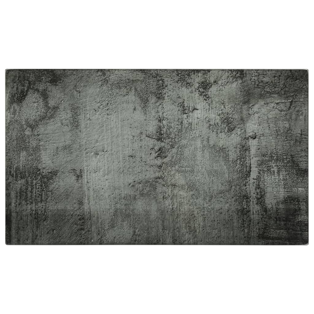 Taglieri 2 pz con Motivo Cemento in Vetro Temperatocod mxl 95489