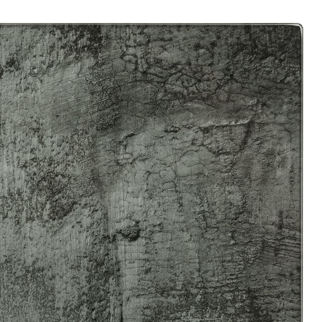 Taglieri 2 pz con Motivo Cemento in Vetro Temperatocod mxl 95489