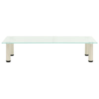 Mobile Porta TV Satinato 80x35x17 cm in Vetro Temperato cod mxl 9346