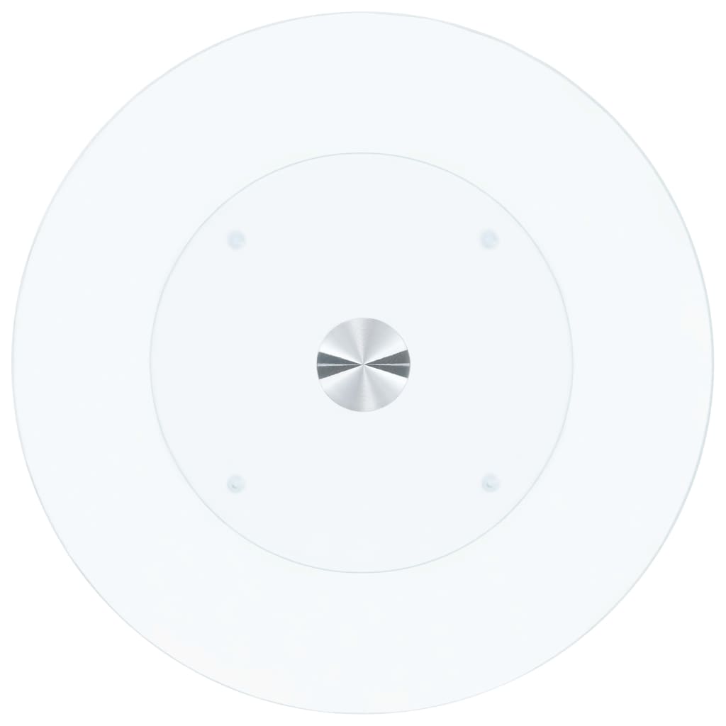 Tavolino da CaffÃ¨ Trasparente 40 cm in Vetro Temperato cod mxl 14989