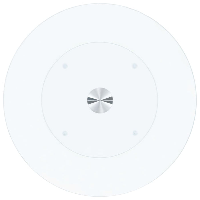 Tavolino da CaffÃ¨ Trasparente 40 cm in Vetro Temperato cod mxl 14989