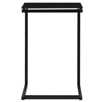 Tavolino Nero 40x40x60 cm in Vetro Temperato cod mxl 6371