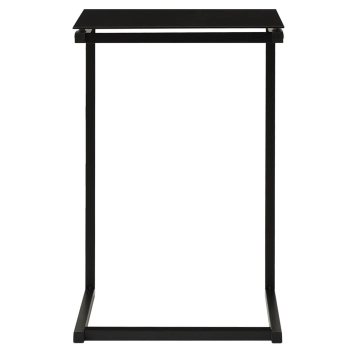Tavolino Nero 40x40x60 cm in Vetro Temperato cod mxl 6371