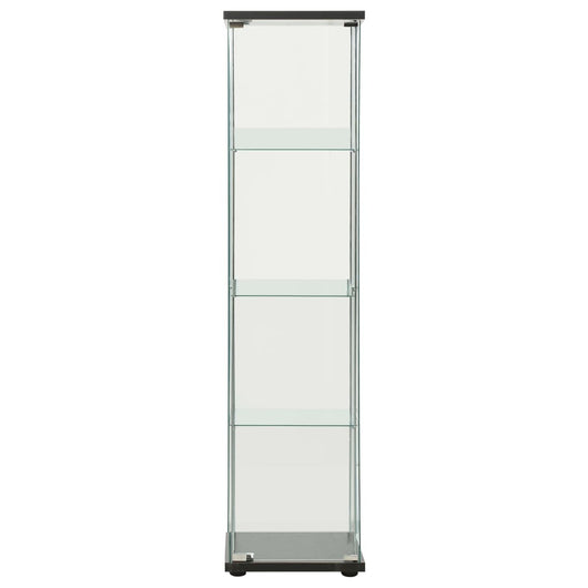 Armadietto Portaoggetti in Vetro Temperato Bianco 322795