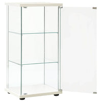 Armadietto Portaoggetti in Vetro Temperato Bianco cod mxl 50475