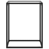 Tavolo Consolle Trasparente 60x35x75 cm in Vetro Temperato cod mxl 10461