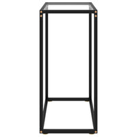 Tavolo Consolle Trasparente 60x35x75 cm in Vetro Temperato cod mxl 10461