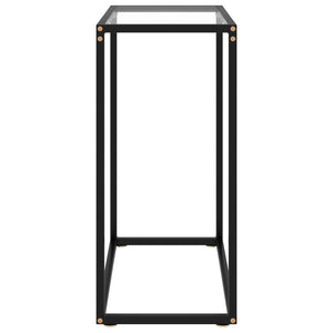 Tavolo Consolle Trasparente 60x35x75 cm in Vetro Temperato cod mxl 10461