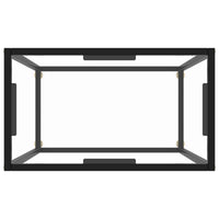 Tavolo Consolle Trasparente 60x35x75 cm in Vetro Temperato cod mxl 10461