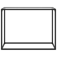 Tavolo Consolle Trasparente 100x35x75 cm in Vetro Temperato 322811