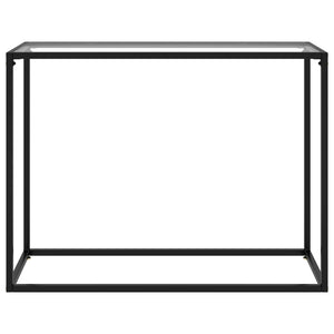 Tavolo Consolle Trasparente 100x35x75 cm in Vetro Temperato 322811