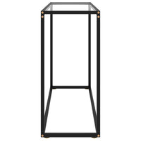 Tavolo Consolle Trasparente 100x35x75 cm in Vetro Temperato 322811