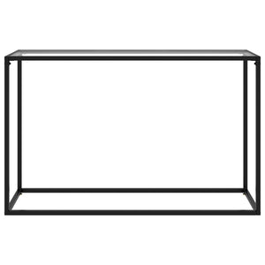 Tavolo Consolle Trasparente 120x35x75 cm in Vetro Temperato cod mxl 20323