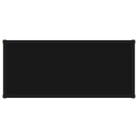 Tavolo Consolle Nero 80x35x75 cm in Vetro Temperato cod mxl 13670