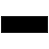 Tavolo Consolle Nero 100x35x75 cm in Vetro Temperato