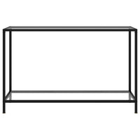 Tavolo Consolle Trasparente 120x35x75 cm in Vetro Temperato 322839