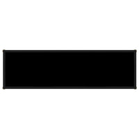 Tavolo Consolle Nero 120x35x75 cm in Vetro Temperato 322840