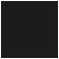 Tavolino da Salotto Nero con Vetro Nero 80x80x35 cm 322876