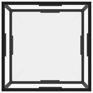 Tavolino da Salotto Trasparente 60x60x35 cm in Vetro Temperato cod mxl 57621