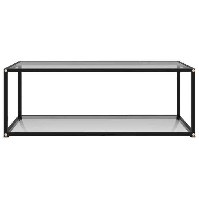 322897 Coffee Table Transparent 100x50x35 cm Tempered Glass cod mxl 8039