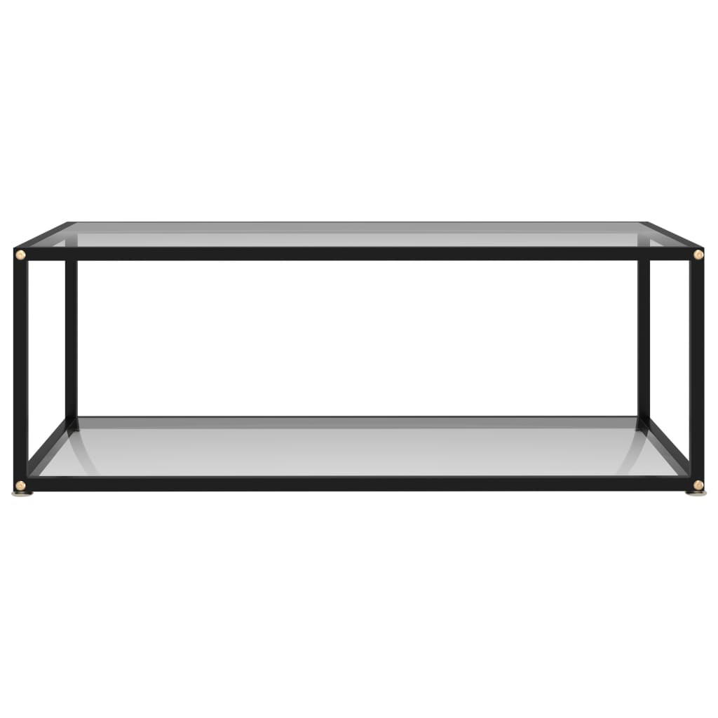 322897  Coffee Table Transparent 100x50x35 cm Tempered Glass 322897