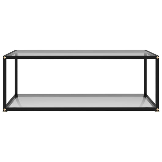 322897  Coffee Table Transparent 100x50x35 cm Tempered Glass 322897