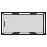 322897 Coffee Table Transparent 100x50x35 cm Tempered Glass cod mxl 8039
