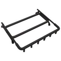 Supporto Pieghevole per Chitarra con 5 Sezioni Nero 74x41x66 cm