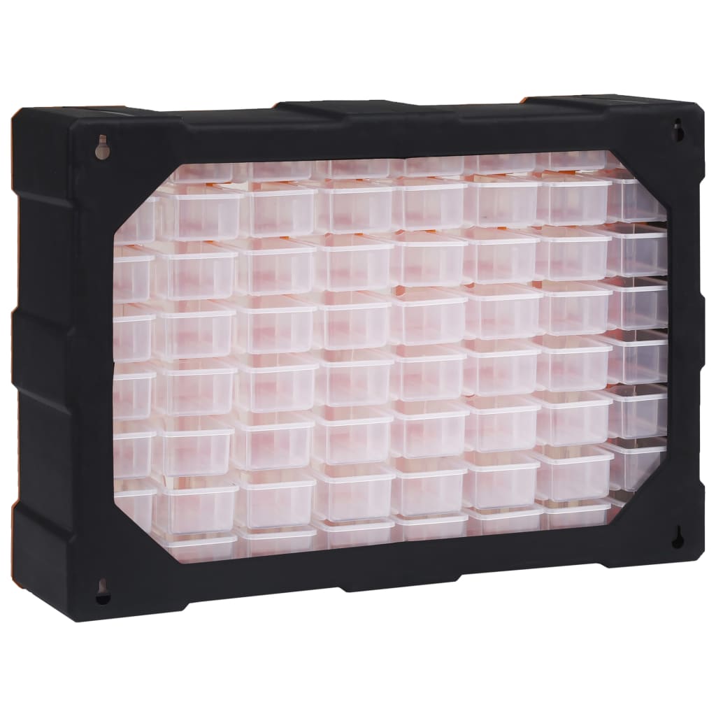 Mobile Contenitore con 64 Cassetti 52x16x37,5 cm 147579