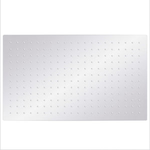 Testa Doccia a Pioggia Acciaio Inox 304 50x30 cm Rettangolare 147689