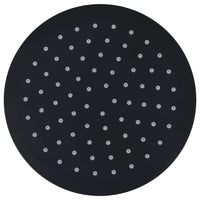 Testa Doccia a Pioggia in Acciaio Inox 20 cm Rotonda Nera 147690