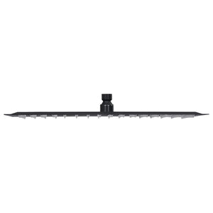 Testa Doccia a Pioggia Acciaio Inox 40x30 cm Rettangolare Nera