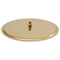 Testa Doccia a Pioggia in Acciaio Inox 50 cm Rotonda Oro