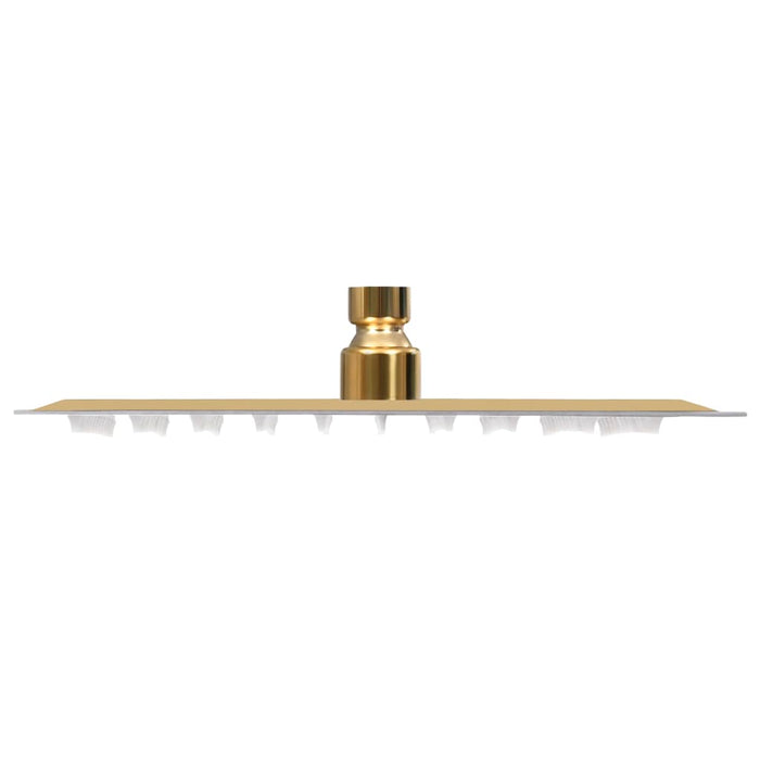 Soffione doccia a pioggia Acciaio inox 20x20 cm Quadrato Oro 02_0002090