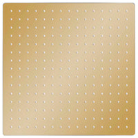 vidaXL Testa Doccia a Pioggia in Acciaio Inox 40x40 cm Quadrata Oro