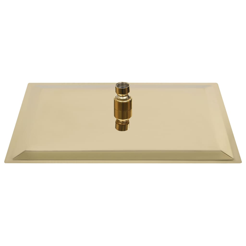 Soffione doccia a pioggia in acciaio inox quadrato 40 x 40 cm oro 02_0002093