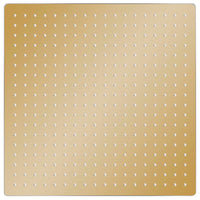 Testa Doccia a Pioggia in Acciaio Inox 50x50 cm Quadrata Oro