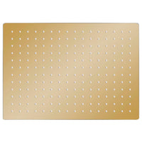 Soffione doccia a pioggia in acciaio inox 40x30 cm Rettangolare Oro 02_0002096