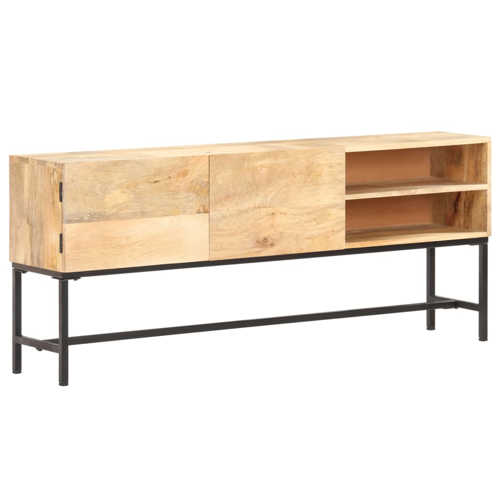 Credenza 145x30x60 cm in Legno Massello di Mango 320226