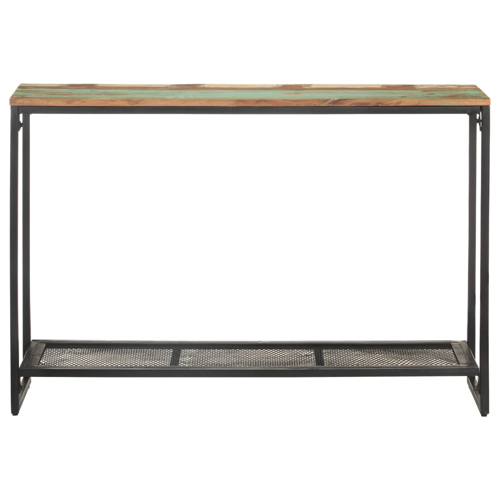 Tavolo Consolle 110x35x75 cm in Legno Massello di Recupero 320248