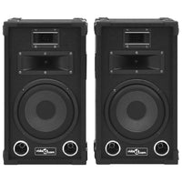 Altoparlanti da Palco Hifi Professionali Passivi 2 pz 800W Neri cod mxl 30085