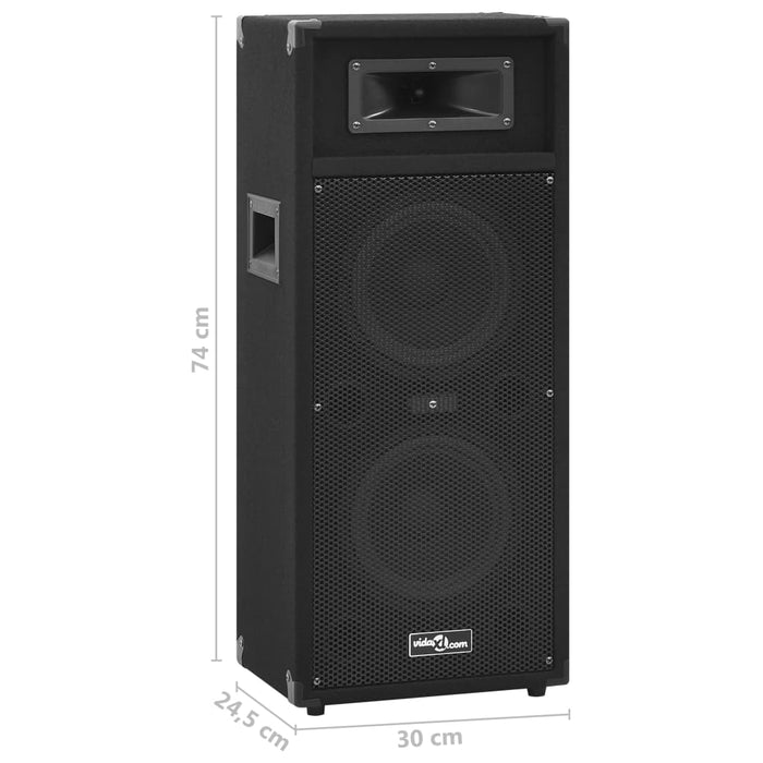 Altoparlanti Professionali Passivi da Palco Hi-Fi 2 pz 1000 W 70102