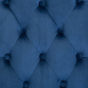 Sedie da Pranzo 2 pz Blu in Velluto 3055847